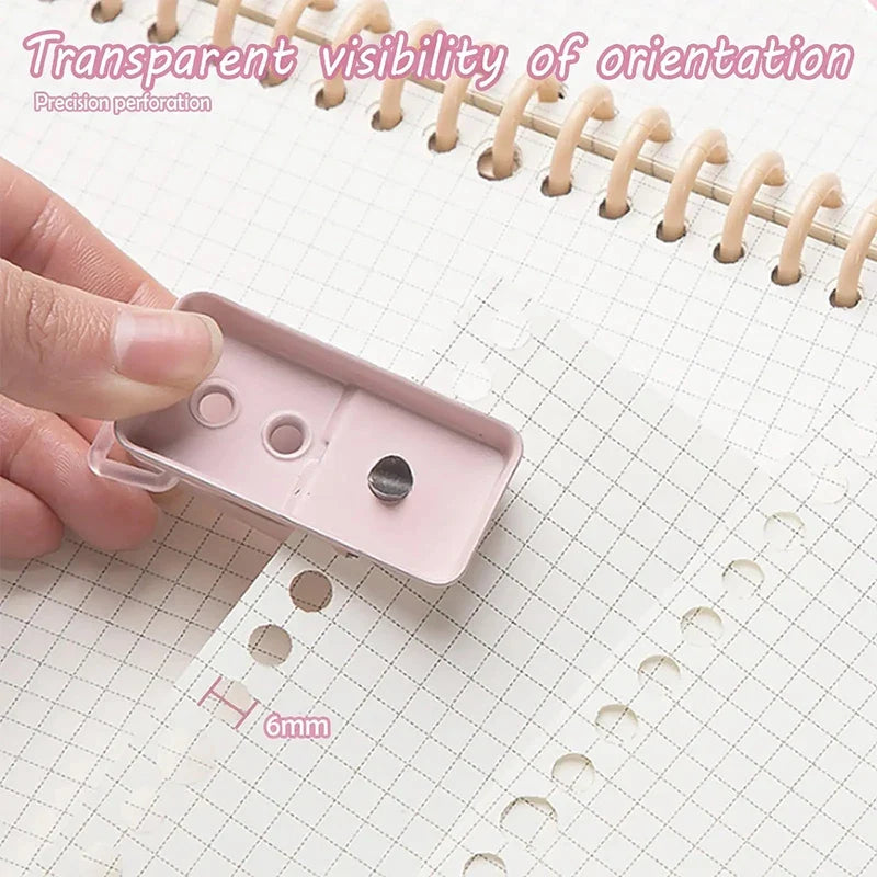 Mini Single Hole Punch – Portable Kawaii Paper Puncher Single Hole Punch Qme