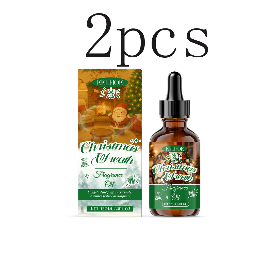 Christmas Aromatherapy Essential Oil – Warm Holiday Scent Aromatherapy Essential Oil Qst 120mlx2pcs Other