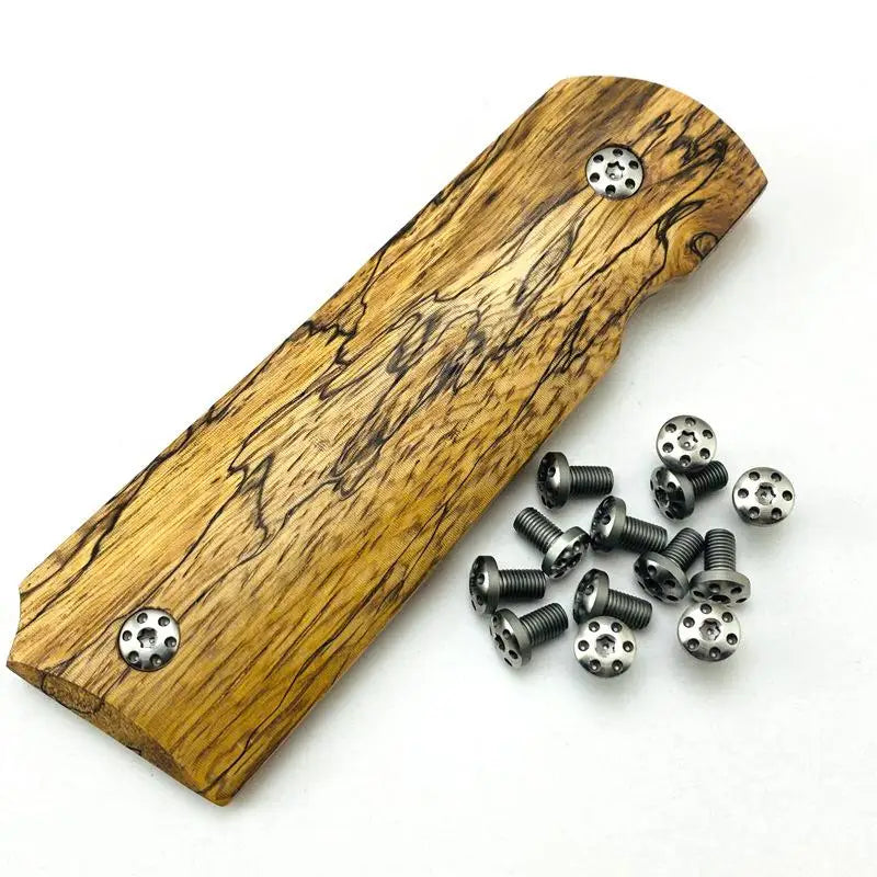 1911 Grip Handle Screws Set – 4pcs Stainless Steel with Key Grip Handle Screws Qst