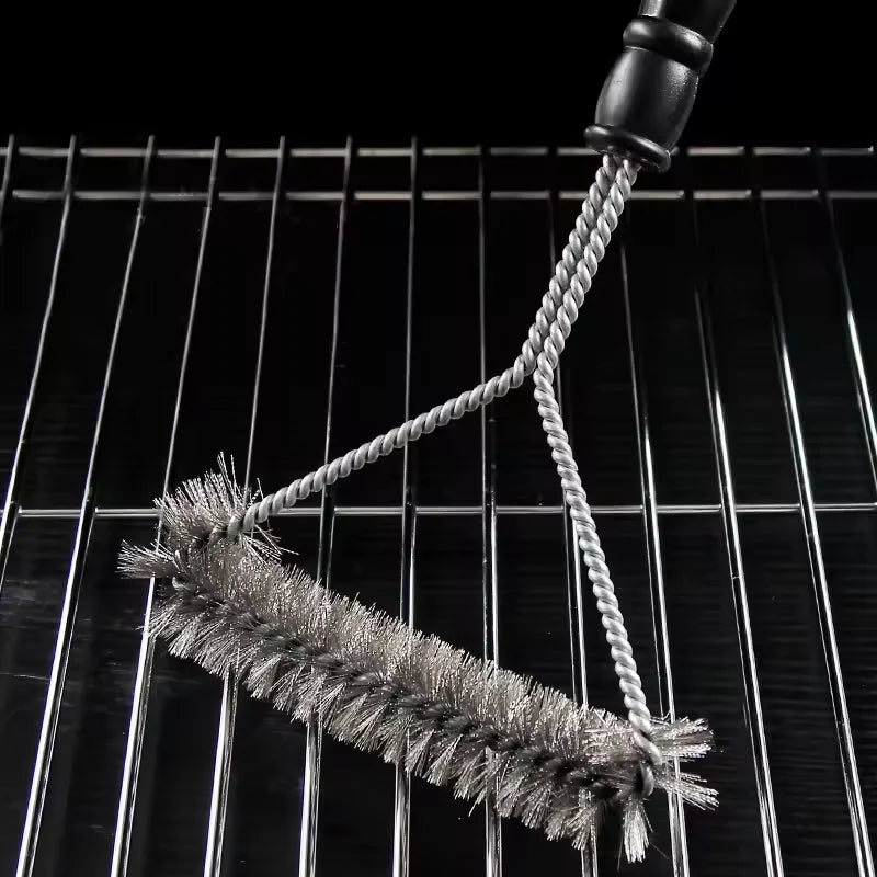 Stainless Steel BBQ Grill Cleaning Brush – Non-Stick Safe BBQ Grill Brush Qst