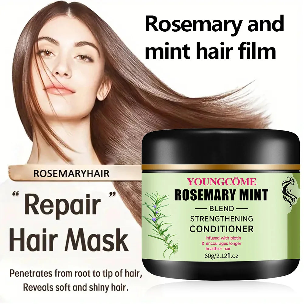 YOUNGCOME Rosemary Hair Mask – Keratin Smoothing & Nourishing Hair Treatment Mask Qst