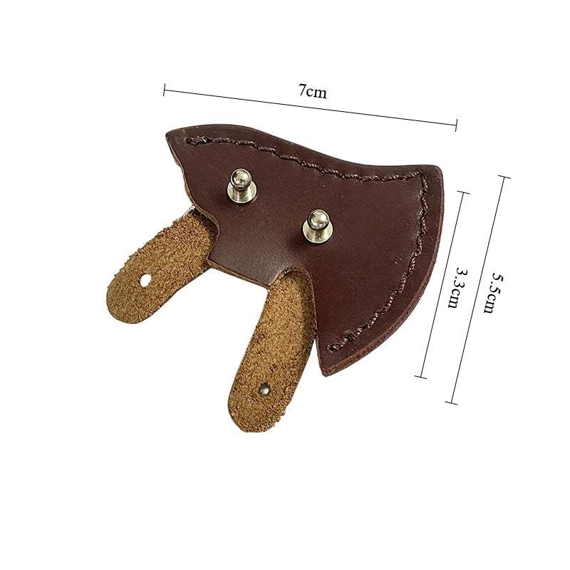 Genuine Leather Sheath for Mini Axe & Knife | Swayboo Leather Blade Sheath Qst 21