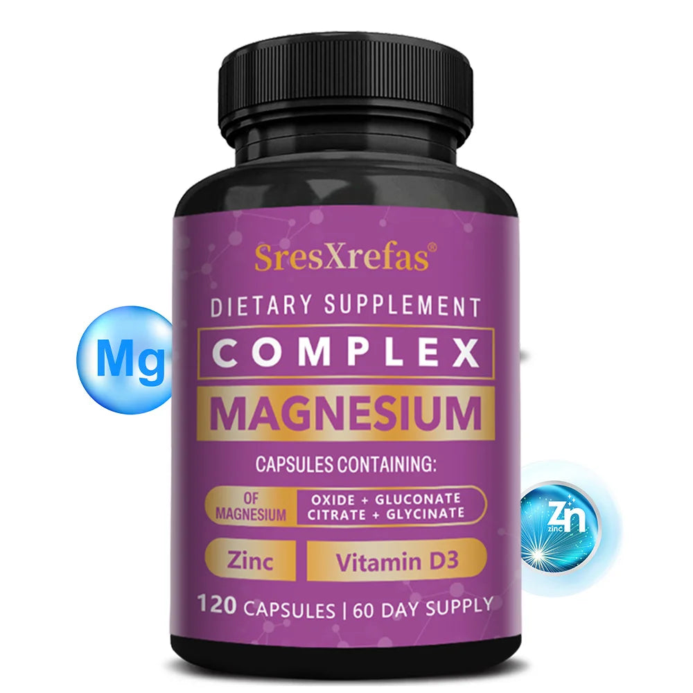 ZENVITALIZE Magnesium Complex Capsules – Muscle, Bone & Sleep Magnesium Supplement Qst