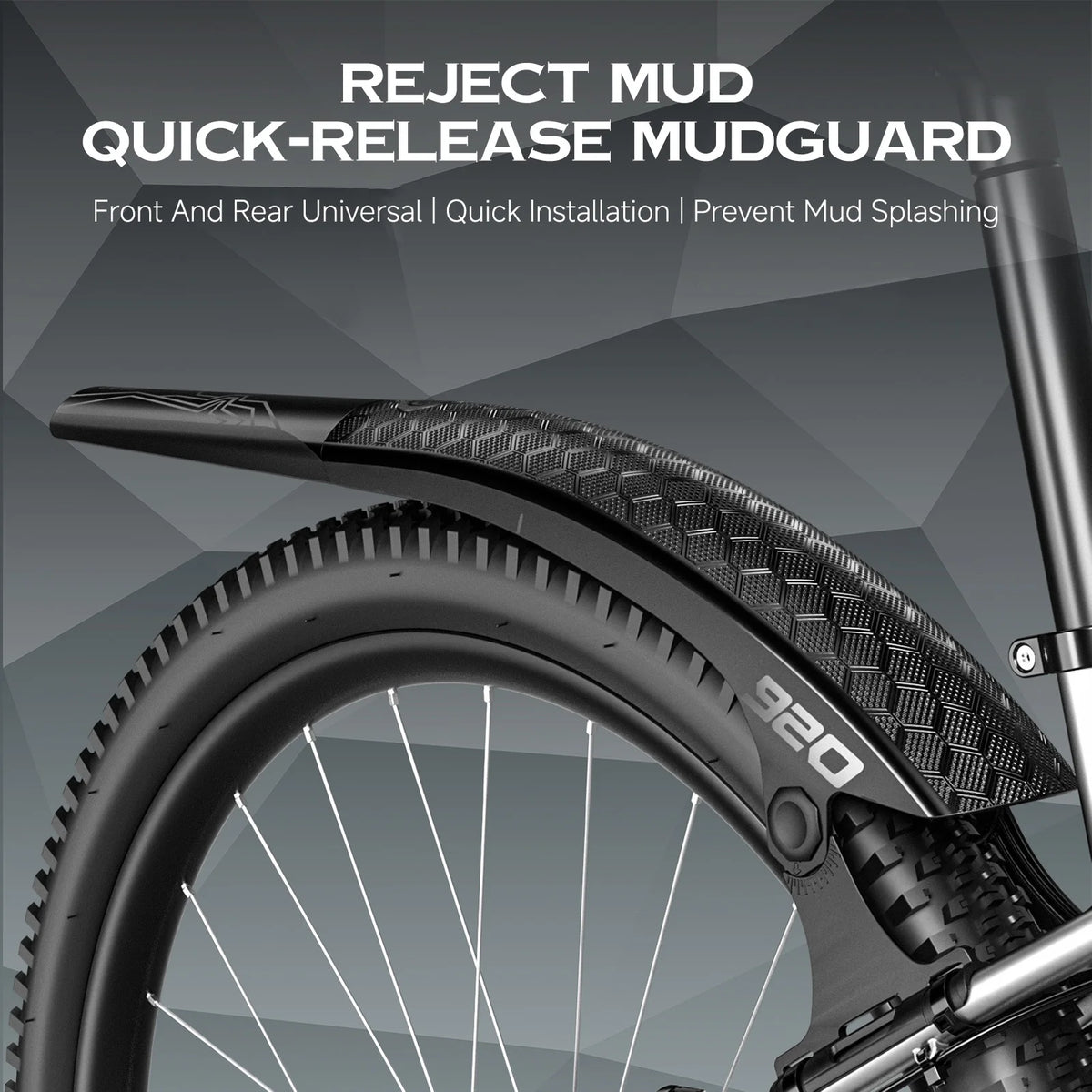 Mountain Bike Fenders 26/27.5/29" Quick-Release Mudguards Bike Mudguards Qst