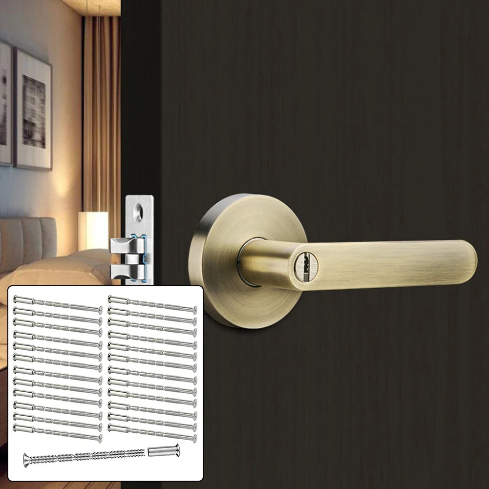 M3 Door Handle Through-Fixing Screws, Roses & Knobs – 25 Pack Door Fixing Screws Qme