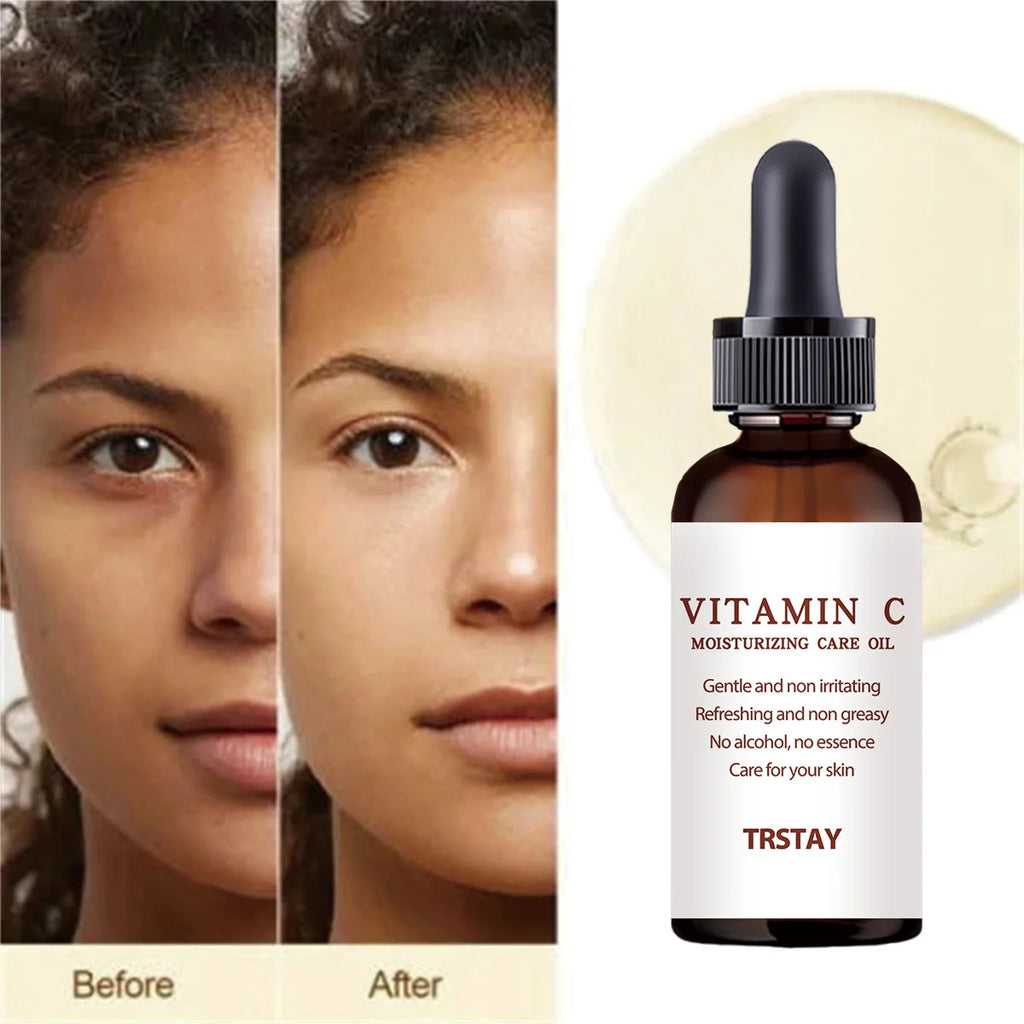 YRFKT Vitamin C Radiant Face Oil – Brightening Skin Serum Face Serum Oil Qst 5ml