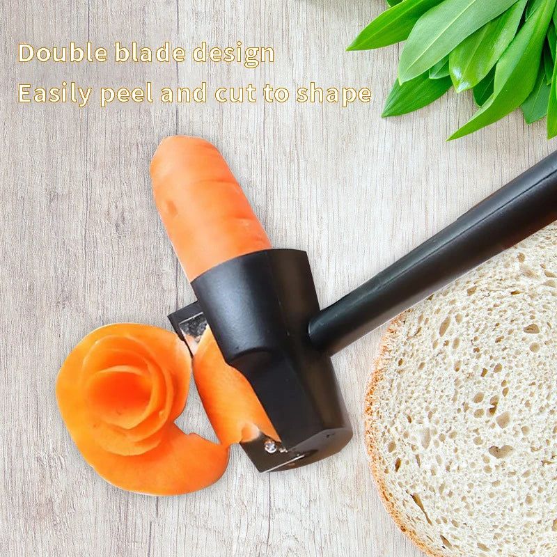 Spiral Vegetable Cutter Slicer – Stainless Steel Shredder Vegetable Spiral Cutter Qst