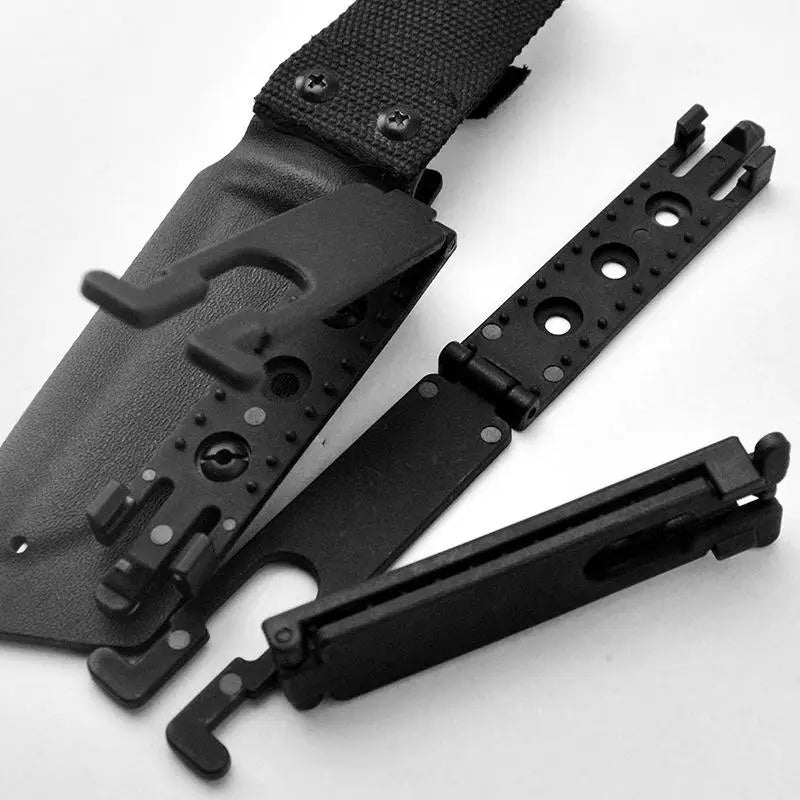 MOLLE-LOK Scabbard Waist Clip – KYDEX Sheath MOLLE Buckle Tactical Sheath Clip Qst