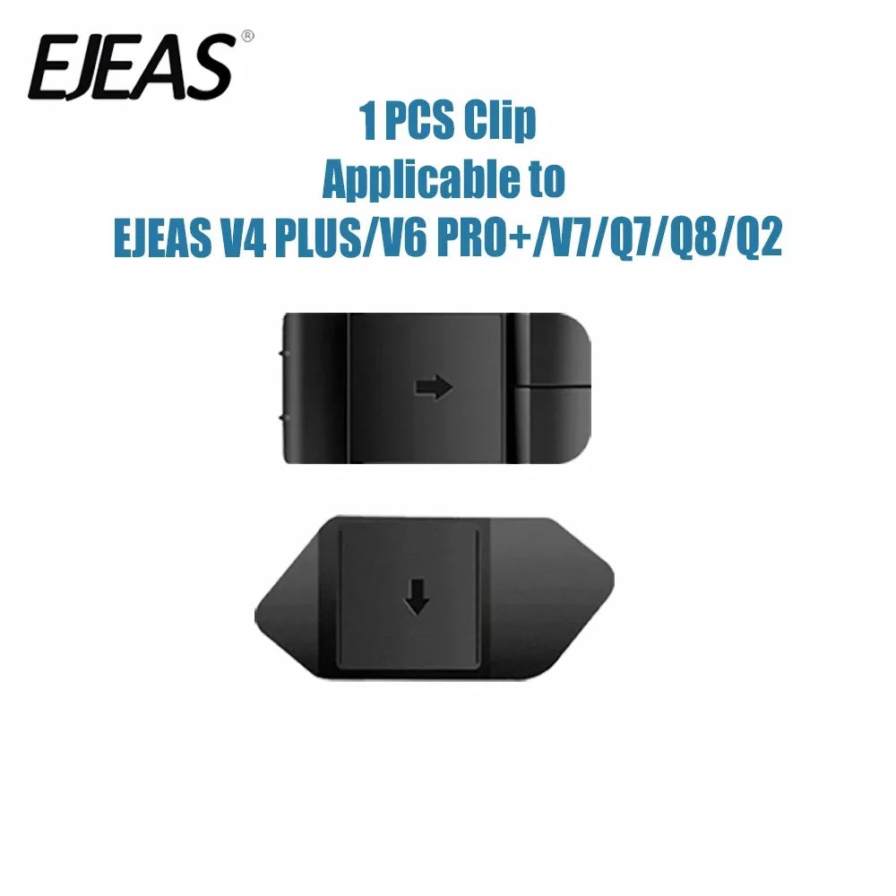 EJEAS V6 PRO+ Motorcycle Helmet Headset Speaker & Mic Type-C Helmet Headset Qst Only Clip