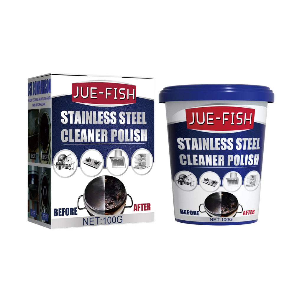 Stainless Steel Pot Bottom Cleaner – Cookware Polish & Degreaser Cookware Cleaning Paste Qme