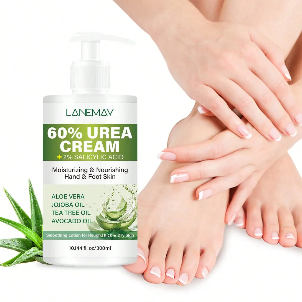 Lanemay 60% Urea Hand & Foot Cream – 300ml Deep Moisturizer Hand & Foot Cream Qst 300ML