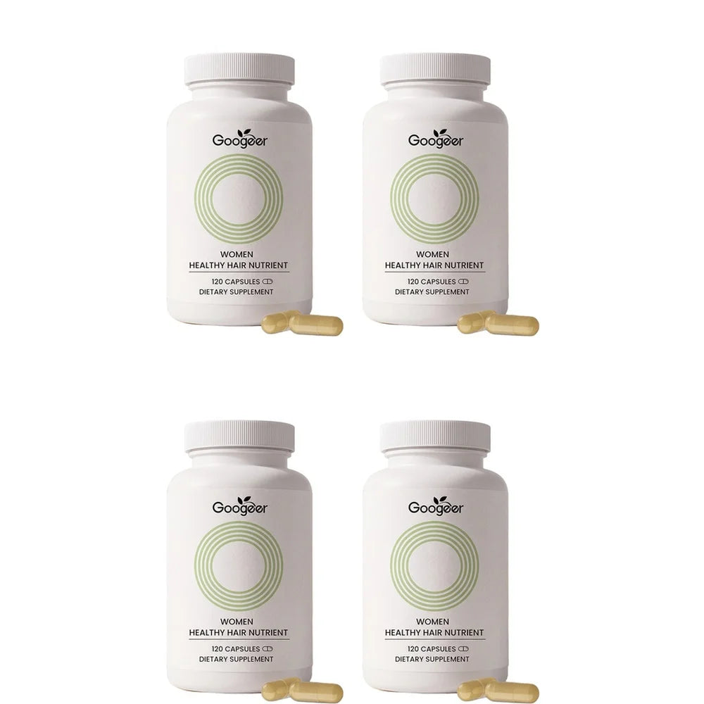 Hair Growth Support Capsules – Biotin, Zinc & Vitamins, 120ct Hair Growth Supplement Qst 4 Bottles 480 Pieces