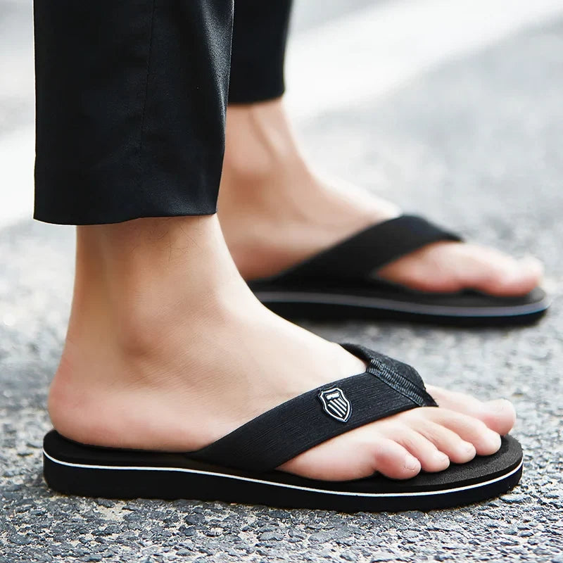 Men's EVA Flip Flops – Breathable Beach & Casual Slippers Men's Flip Flops Qme