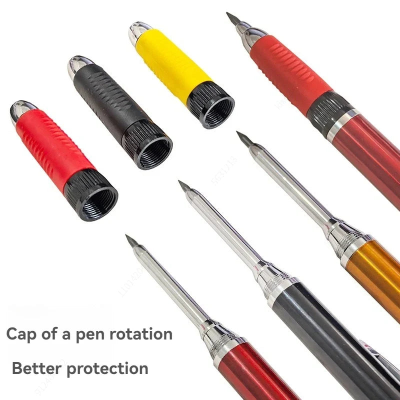Carpenter Mechanical Pencil Built-In Sharpener 2.8mm Refillable Carpenter Mechanical Pencil Qme