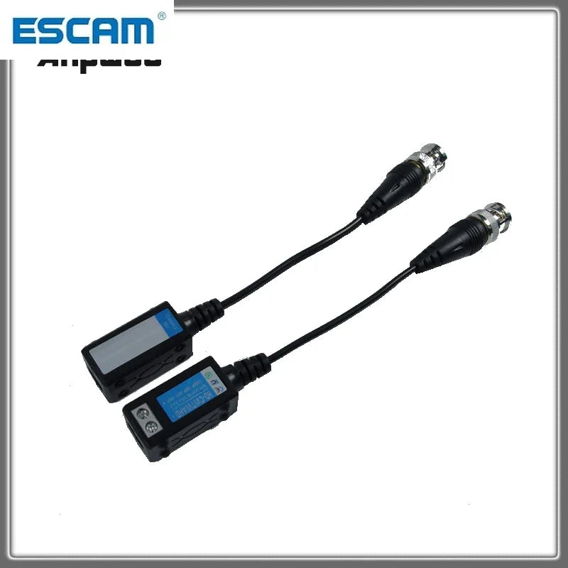 Passive BNC Video Balun Transceiver – HD CVI AHD TVI CAT5 UTP CCTV Video Balun Qme