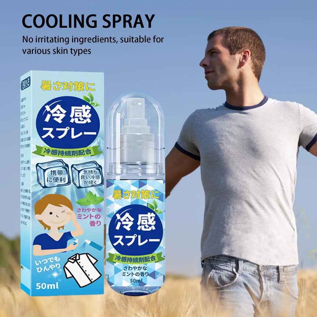 Portable Cooling Face & Body Mist Spray | Summer Hydrating Spray Cooling Body Mist Qme