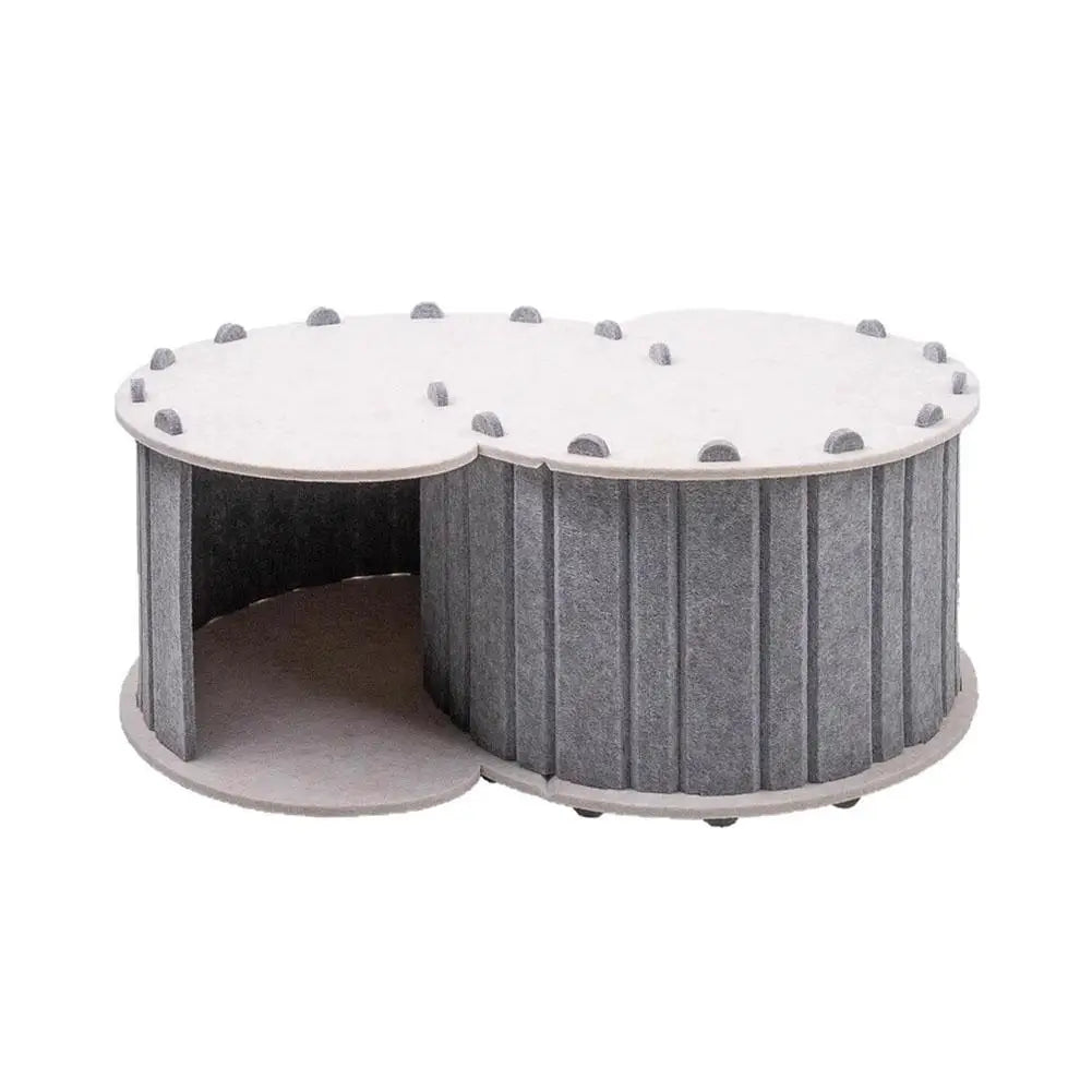 Cat Tunnel Toy House – Multifunctional Interactive Kitten Tunnel Cat Tunnel Toy Qme B