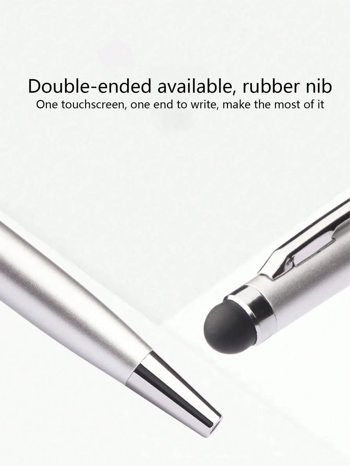 2-in-1 Capacitive Stylus & Ballpoint Pen | Metal, 3 Colors Stylus Ballpoint Pen Qme