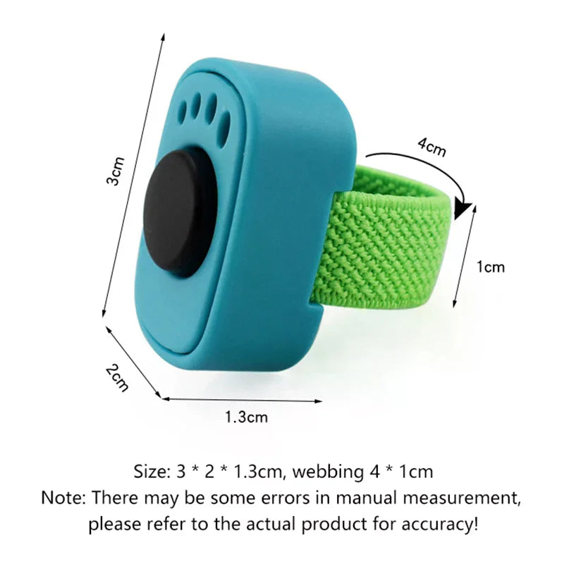 Thumb Clicker Trainer for Dogs & Cats – No Battery, 13 Colors Pet Clicker Trainer Qme