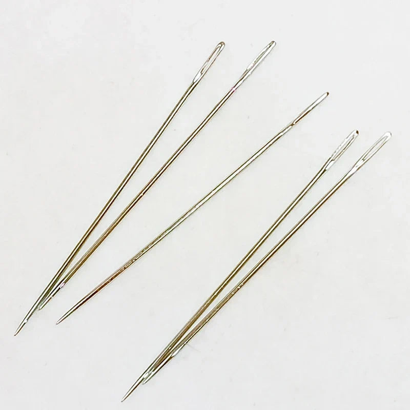 25-Piece Large Eye Stitching Needles – Steel Yarn & Leather Sewing Needle Set Qme