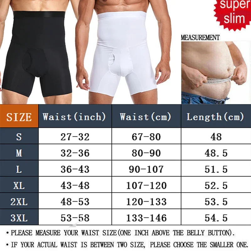 Men's Compression Shaper Shorts – Slimming Belly Control Men's Shaper Shorts Qme