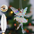 Sparkling Acrylic Ballerina Christmas Tree Pendant Ornament Christmas Ornament Qme A10