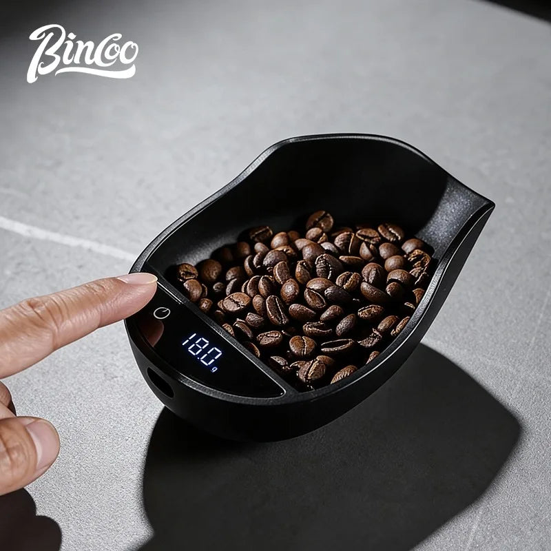 BINCOO Mini Digital Coffee Scale with Bean Weighing Tray Digital Coffee Scale Qst
