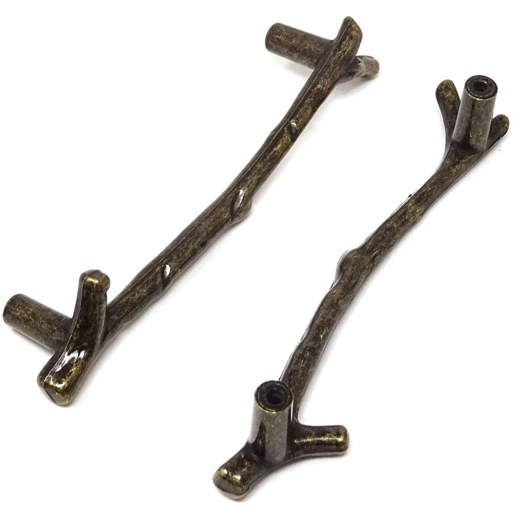 Vintage Tree Branch Cabinet Handle – Zinc Alloy Drawer Pull Cabinet Drawer Handle Qme