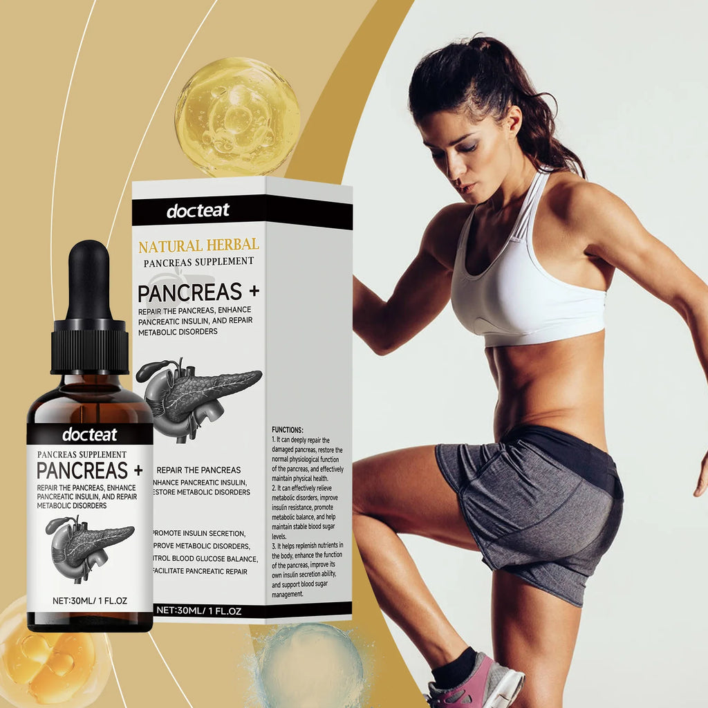 DOCTEAT Pancreas Support Supplement – Boost Vitality Daily Dietary Supplement Qst
