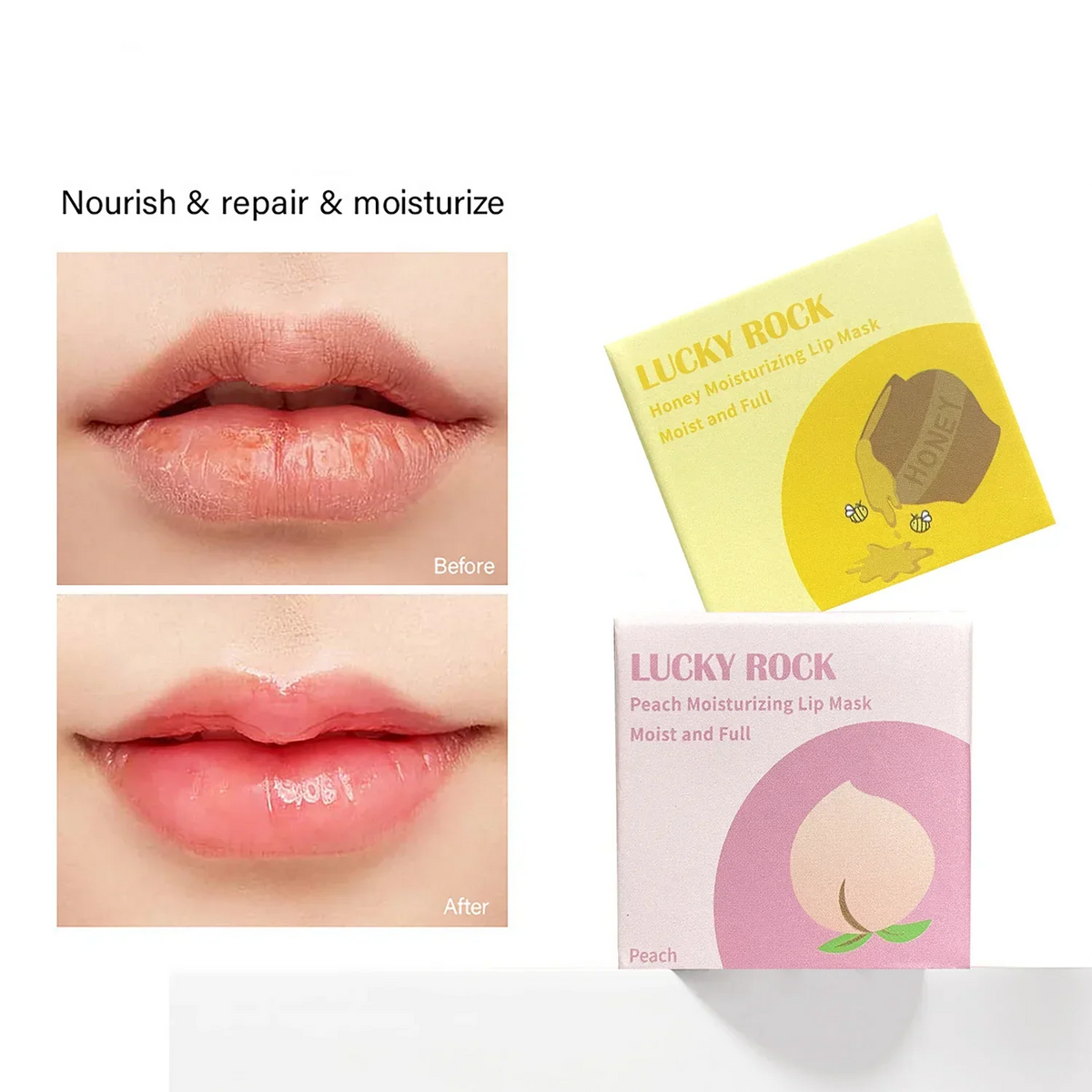 Honey Lip Mask Balm – Moisturizing, Exfoliating & Nourishing Lip Mask Balm Qme