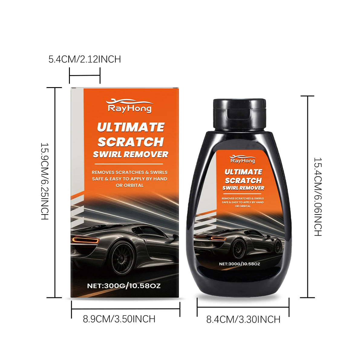 Rayhong Car Scratch Remover, Polishing & Brightening Agent Car Polish Agent Qst 1PC