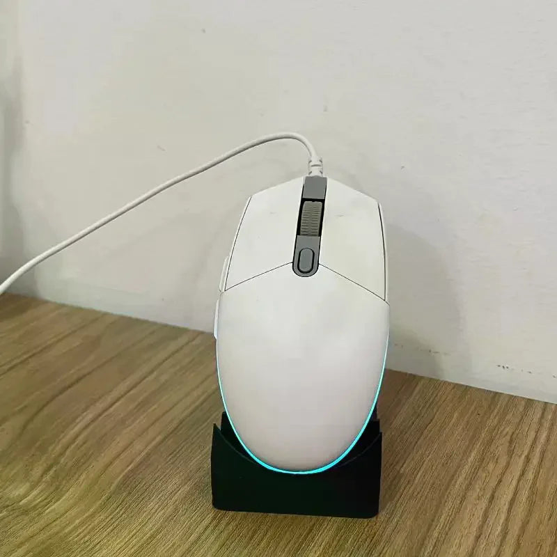 3D Printed Wireless Mouse Stand | Non-Slip & Receiver Jack Mouse Display Stand Qme