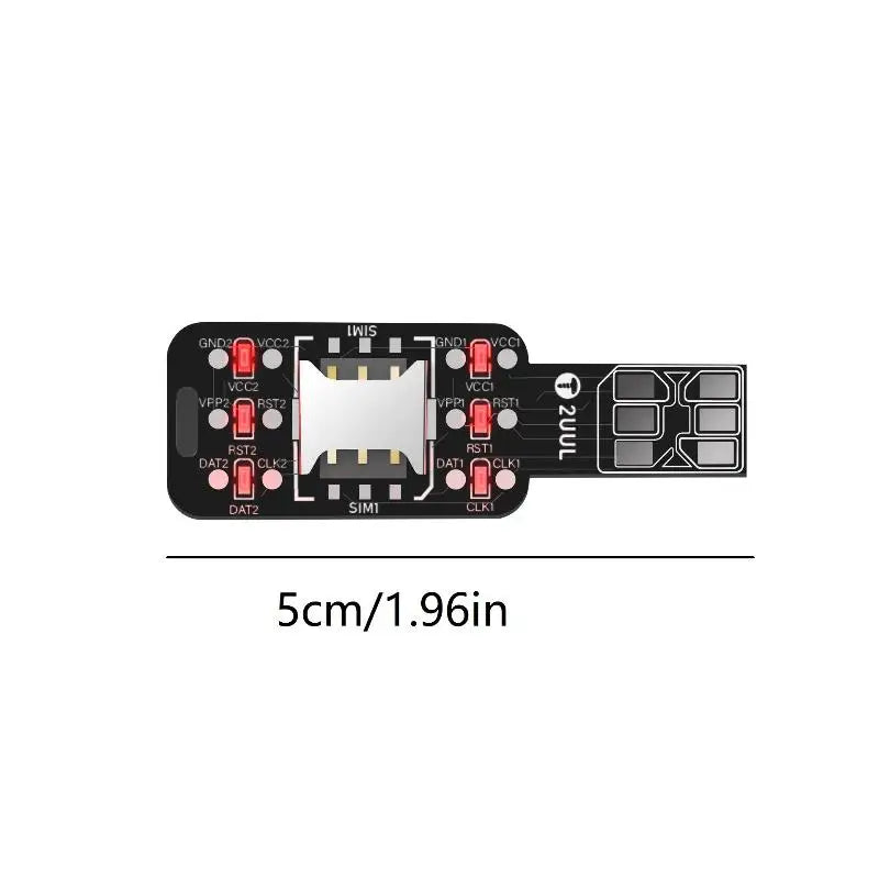 2UUL Dual SIM Card Tester LED Indicator | Fast Detection Tool SIM Card Tester Qme