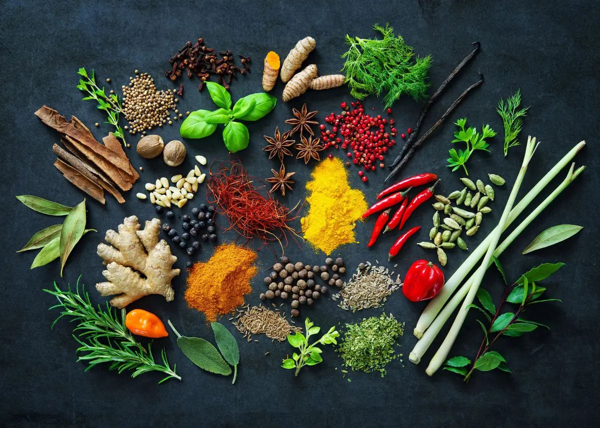 Colorful Spices Canvas Wall Art – Kitchen & Restaurant Decor Canvas Wall Art Qst
