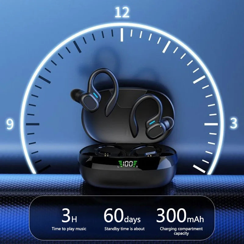 Wireless Bluetooth Sport Earphones – HiFi Stereo & Waterproof Wireless Sport Earphones Qst