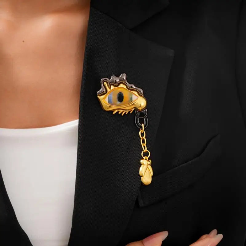 Hollow Keyhole Brooch – Women's Trendy Alloy Fashion Pin Fashion Brooch Qme
