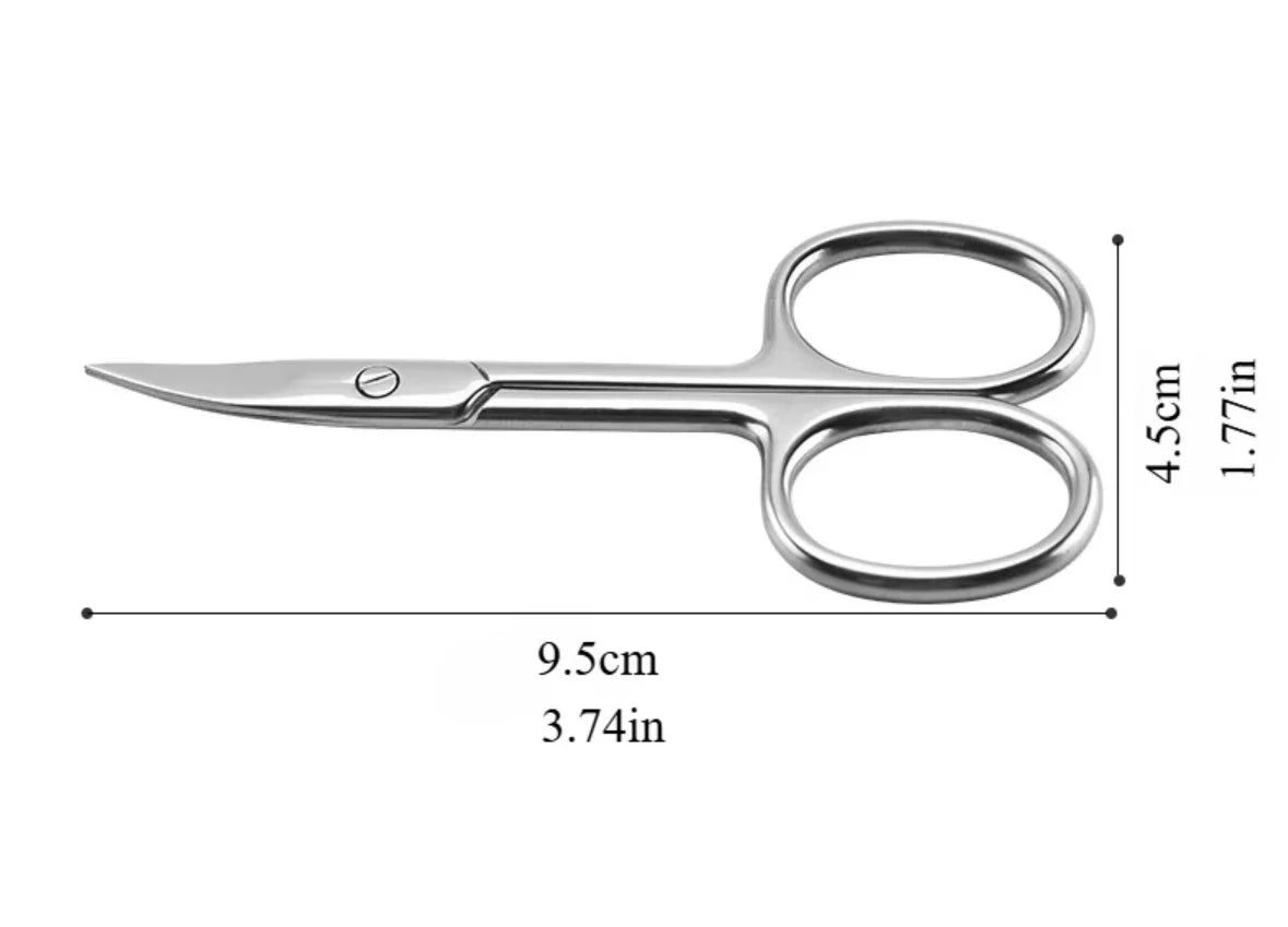 Professional Stainless Steel Cuticle & Manicure Scissors Cuticle Scissors Qme stainless steel