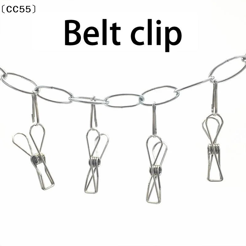 Stainless Steel Spring Clips 10-Pack – Sock & Laundry Clips Laundry Spring Clips Qst