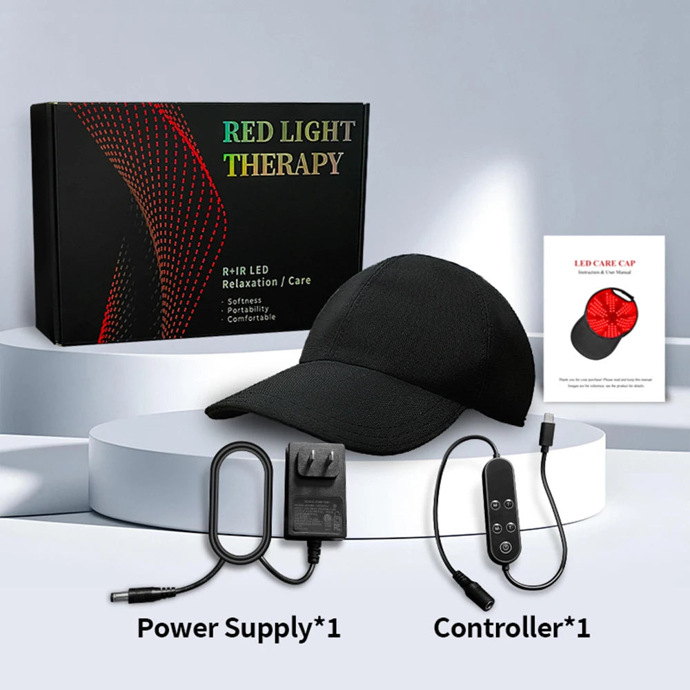 Vilnason LED Hair Growth Cap – Red Light 660nm 850nm 940nm LED Hair Growth Cap Qst