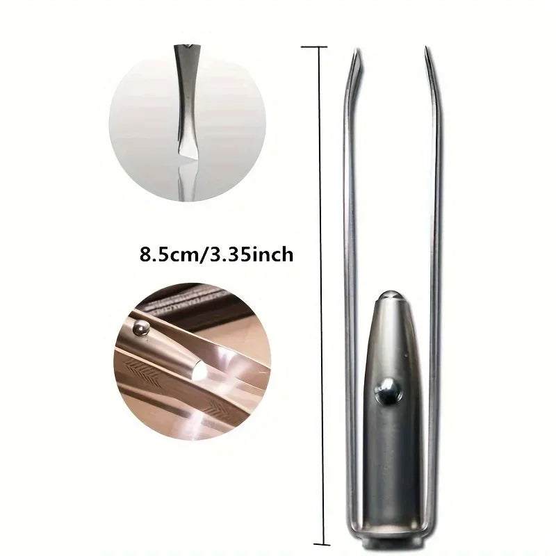 LED Light Precision Brow Tweezers | Portable Makeup Tool LED Brow Tweezers Qme