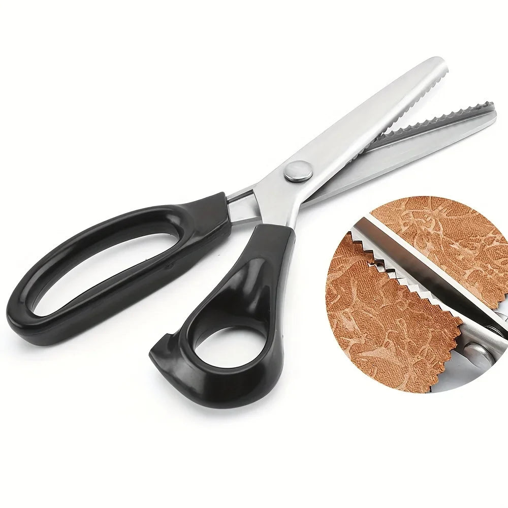 Zigzag Pinking Shears – High-Carbon Stainless Steel Scissors Pinking Shears Qme