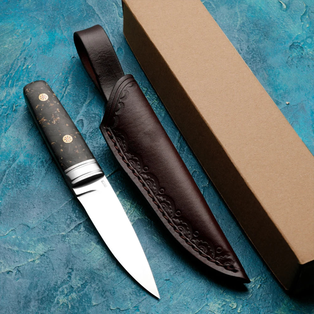 Cifeng Fixed Blade Knife – Multifunctional Outdoor Camping Tool Fixed Blade Knife Qst