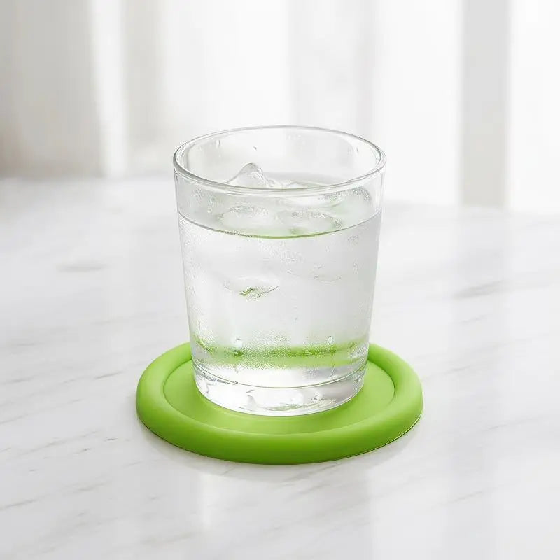 Non-Slip Silicone Coasters – Heat-Resistant Cup Mats 1/3/5 Pcs Silicone Coaster Set Qst