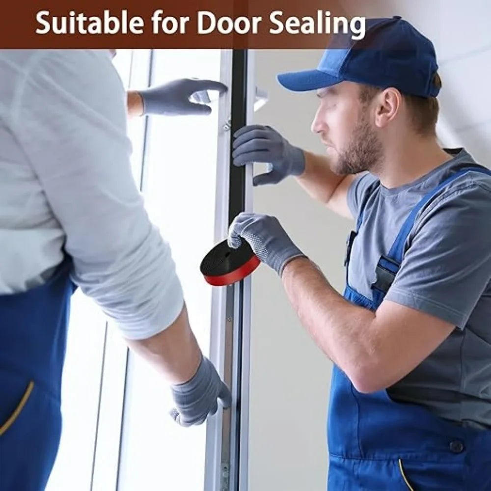 Self-Adhesive Rubber Flat Strip Glass Buffer & Vibration Dampener Rubber Sealing Strip Qme