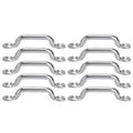 316 Stainless Steel Boat Pad Eye Deck Loop Tie-Down Kit 10pcs Marine Deck Hardware Qst 10Pcs