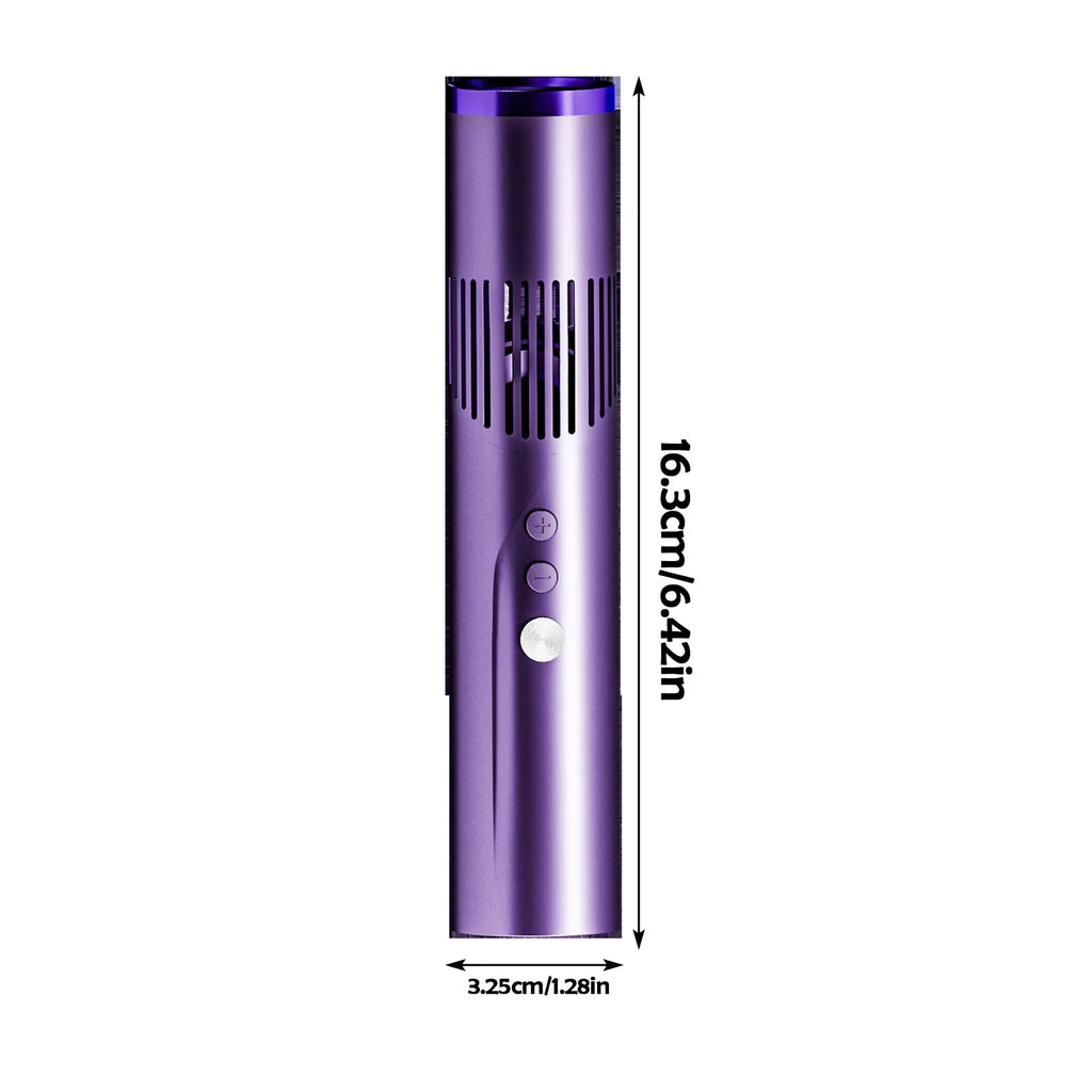 Portable Handheld Fan Digital Display | Desktop & Neck Fan Portable Personal Fan Qme
