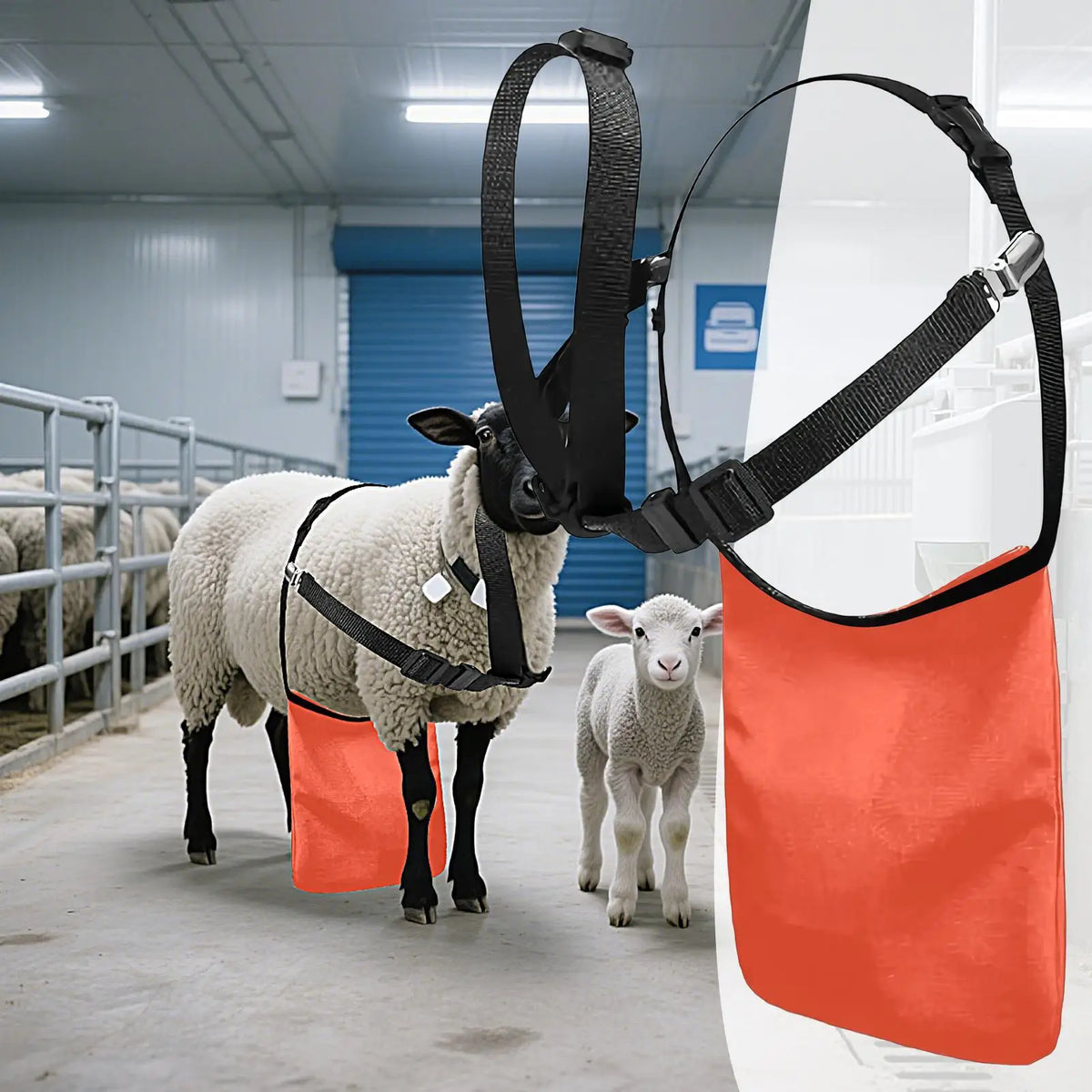 Goat Anti-Mating Apron | Livestock Breeding Control Tool Livestock Breeding Apron Qme