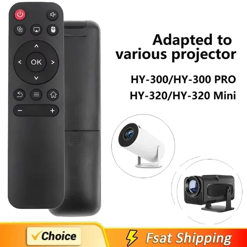 Universal Remote Control for HY300 & HY320 Projectors | Qme Projector Remote Control Qme