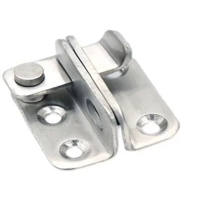 Flip Latch Slide Bolt Gate & Door Lock – Silver Slide Bolt Latch Qme silver