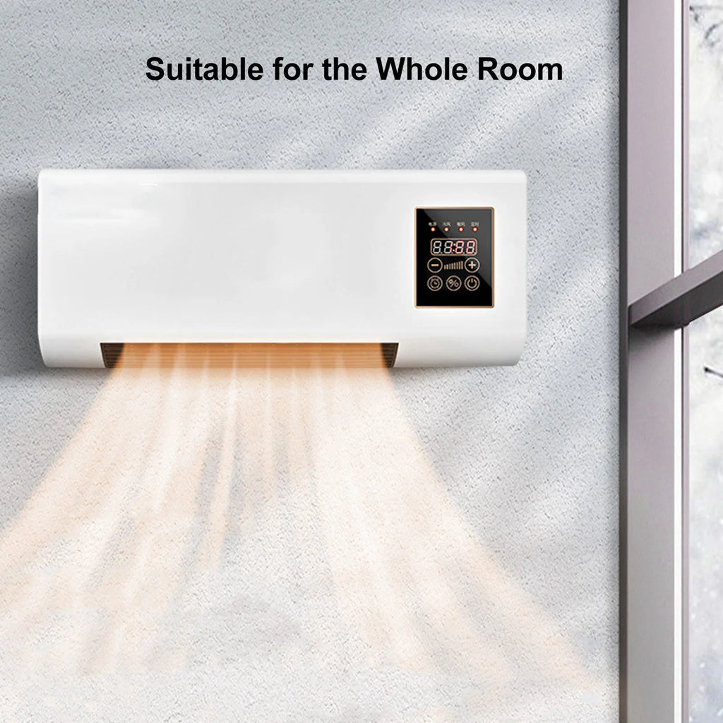 Wall Mounted Portable Heater Fan 100W – Bathroom & Bedroom Space Heater Fan Qst